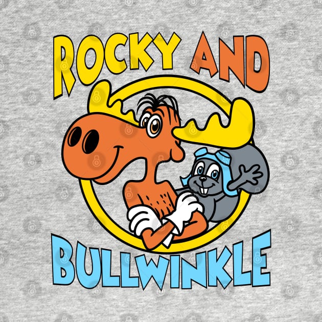 Rocky and Bullwinkle by littlepdraws